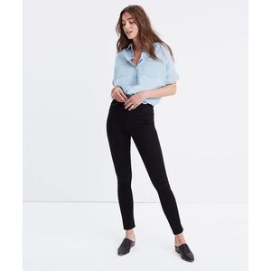 Madewell black skinny jeans